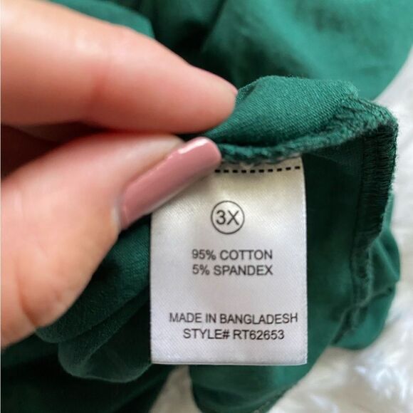 Fashion Nova Bodysuit Green One Piece Womens Size 3X New No Tag - Picture 7 of 7